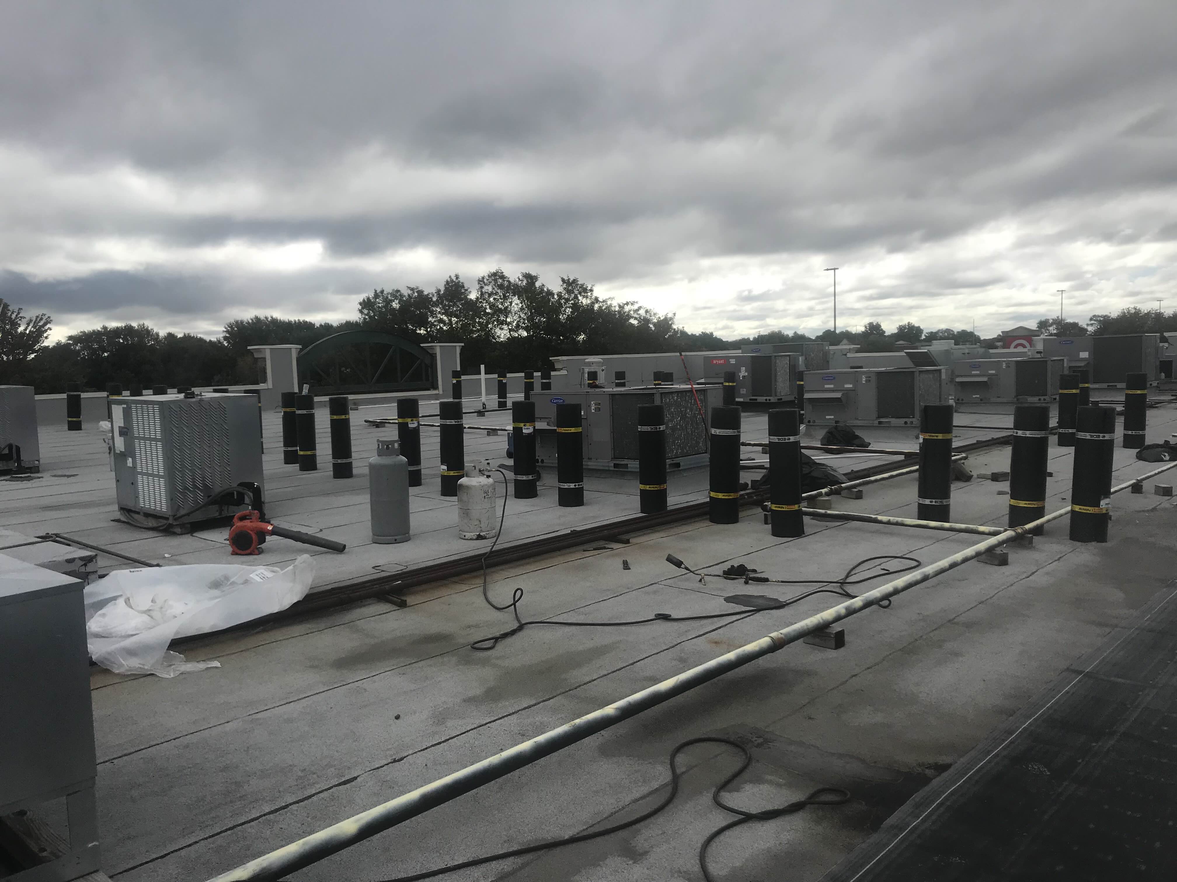 Residential roofing installation